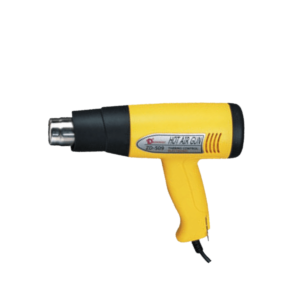 PISTOLA DE CALOR, 1200-1300 WATTS, 110V, 10A, AMARILLO