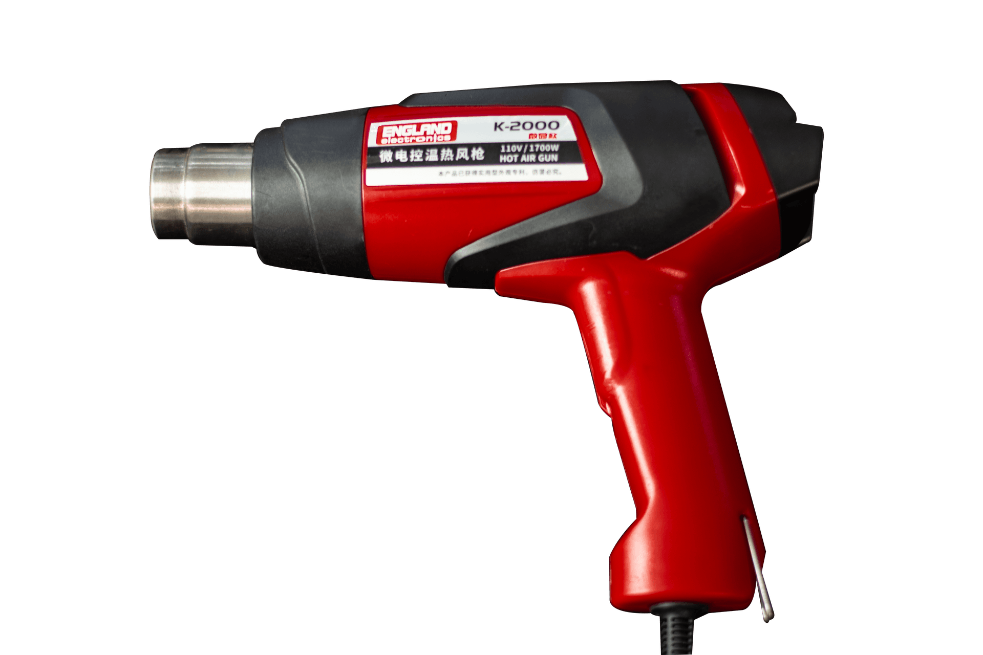 PISTOLA DE CALOR, 2000 WATTS, 110V, CON DISPLAY DIGITAL