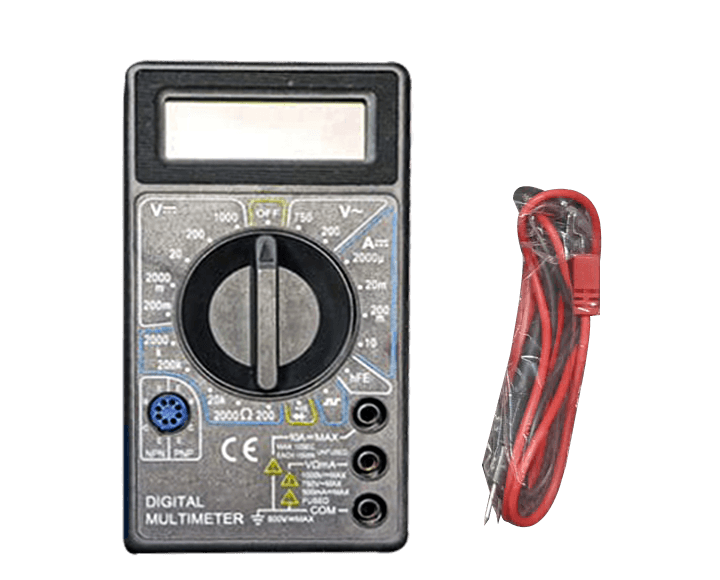 MULTIMETRO DIGITAL CON BUZZER SIN FORRO