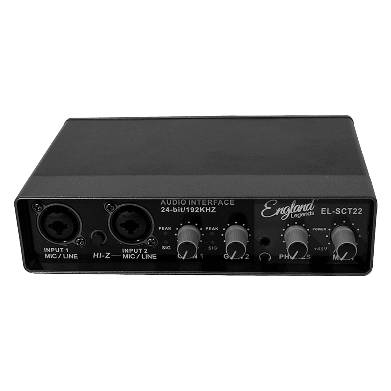 INTERFACE DE AUDIO DE 2 CANALES, 48V PARA MICROFONOS DE CONDENSADOR, SALIDA L-R, DOBLE ALIMENTACION DC DE ENTRADA - Miniatura 4