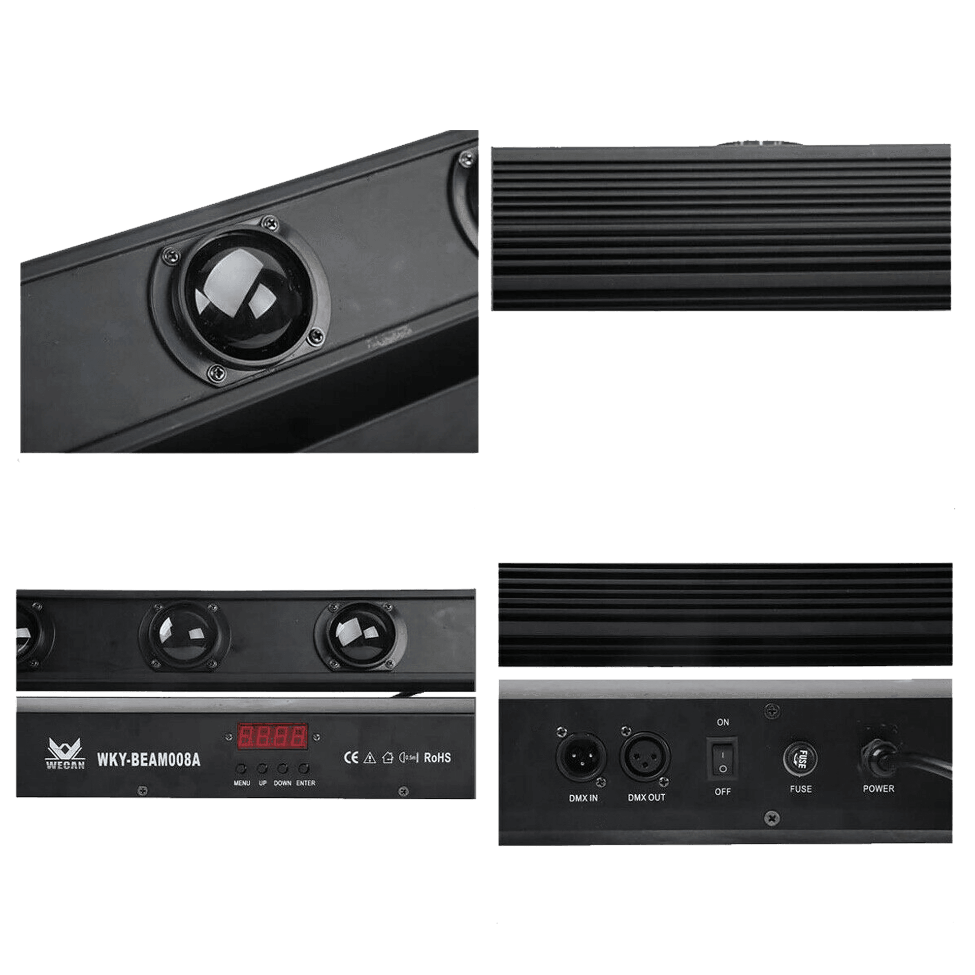 LUZ BARRA LED, RGBW, 8LEDX10W, DMX-512 5/14CH - Miniatura 5