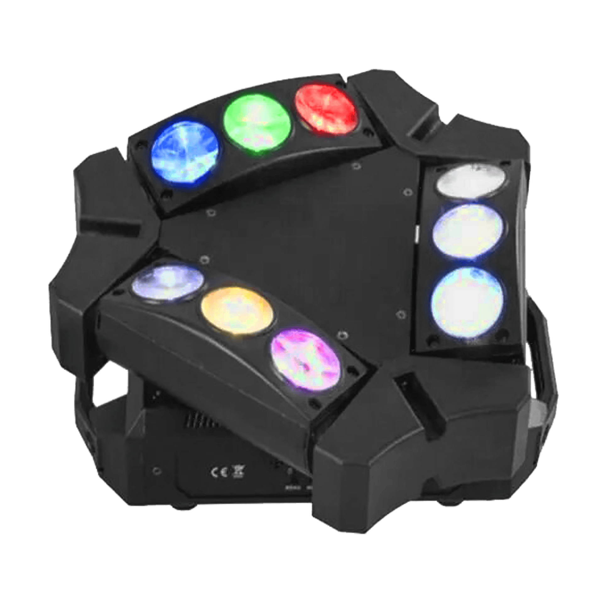 LUZ MINI SPIDER LED, RGBW, 9LEDX3W, DMX512 - Miniatura 4