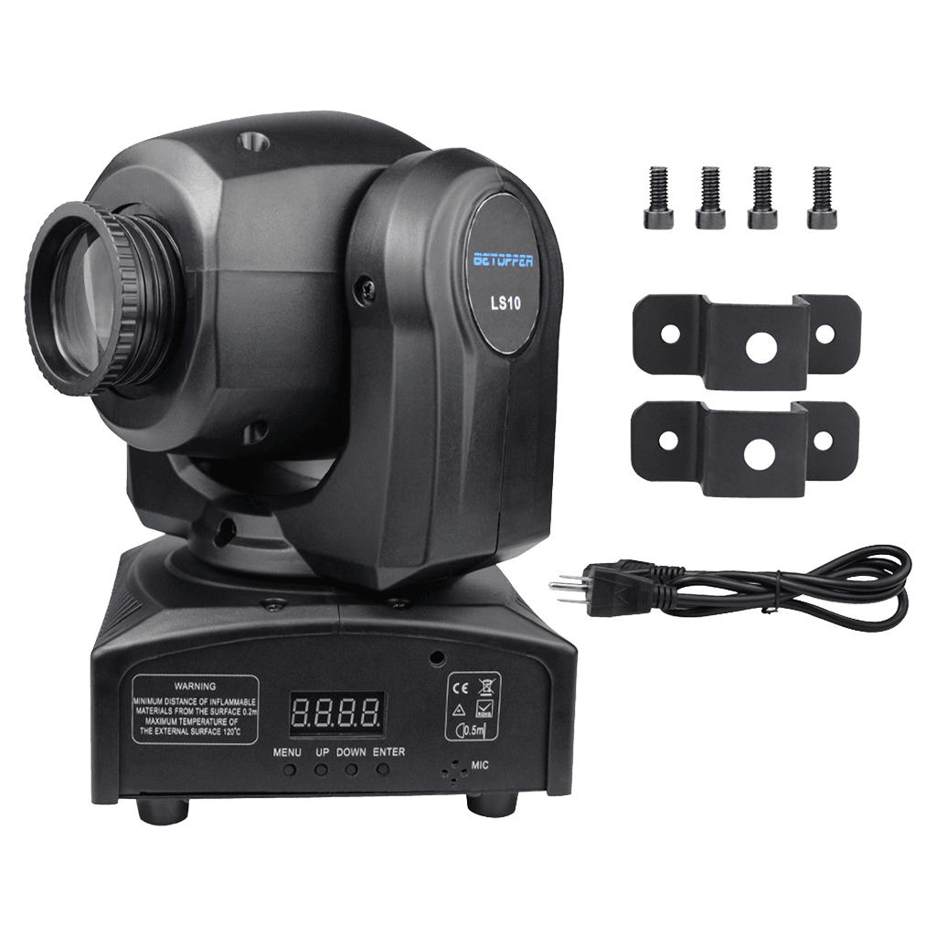 LUZ ROBOTICA LED RGBW, 10W, DMX-512 9/11CH