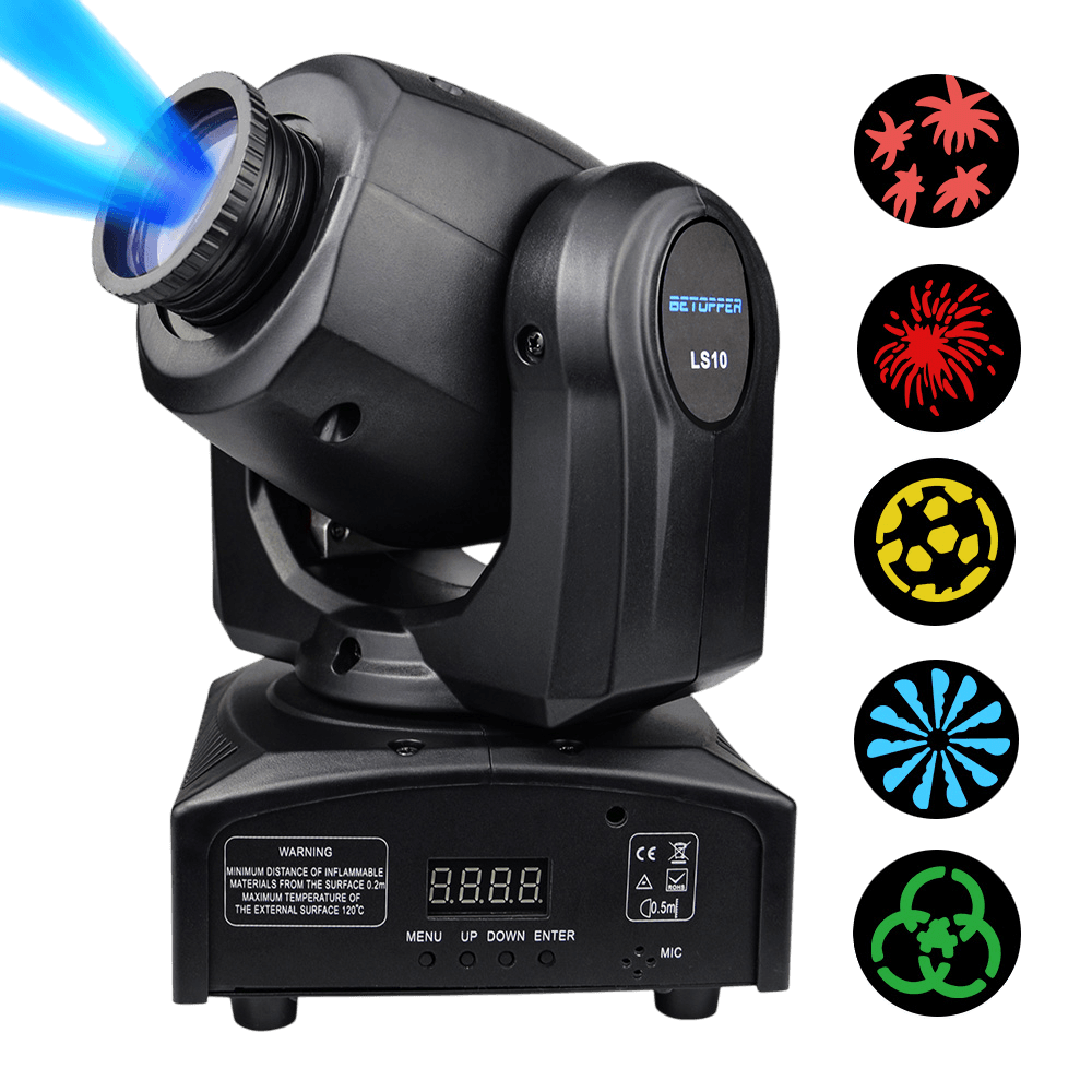 LUZ ROBOTICA LED RGBW, 10W, DMX-512 9/11CH - Miniatura 8