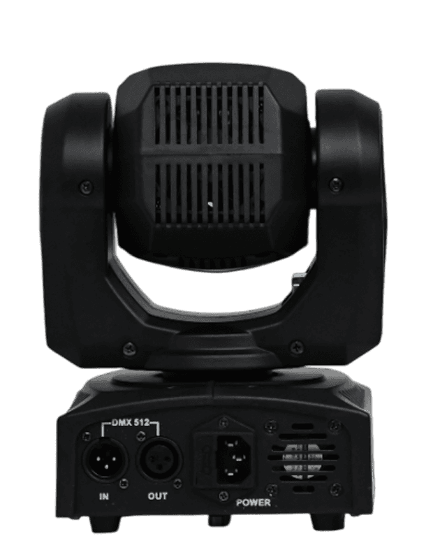 LUZ ROBOTICA CON RING LED, RGB, 7+1 GOBOS/12LED, 40W, EFECTO CALEIDOSCOPIO, 7+1 PATRONES, DMX-512 10/12CH - Miniatura 3