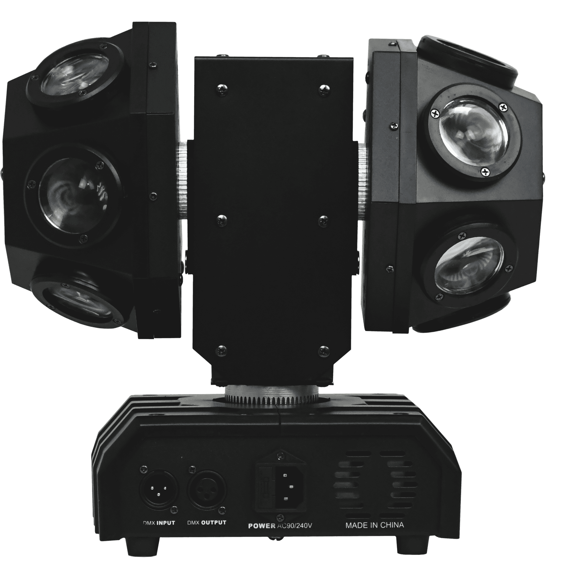 LUZ ROBOTICA DE DOBLE CABEZAL, RGBW, 10LEDX12W, DMX-512 - Miniatura 3