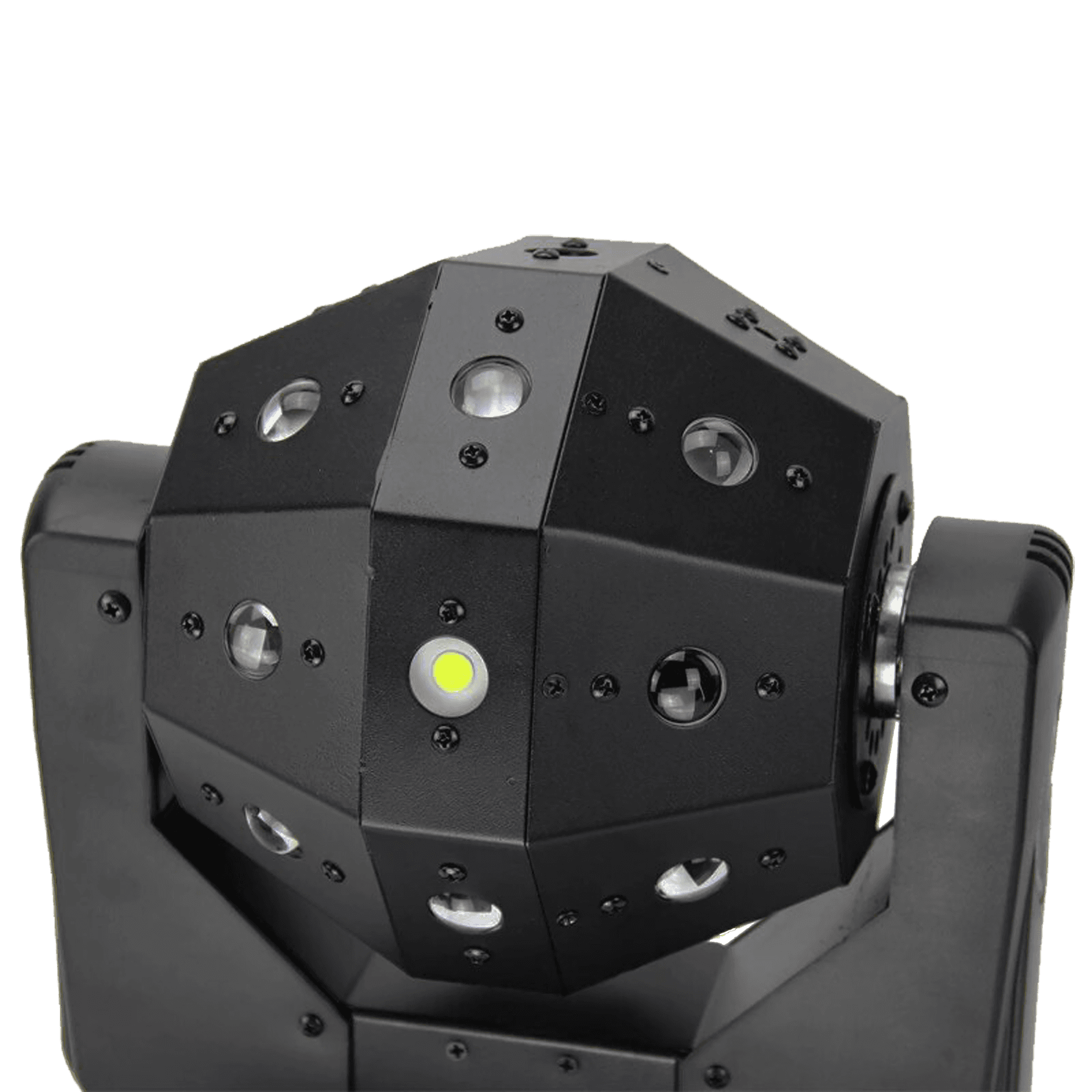 LUZ ROBOTICA HEXAGONAL CON LASERY FLASH, RGBW/RG/STROBO, 16LEDX3W/2X150MW/4X15W, DMX-512 - Miniatura 5