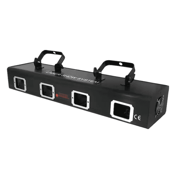 LUZ CABEZAL LASER, RGBP, 400MW, DMX-512