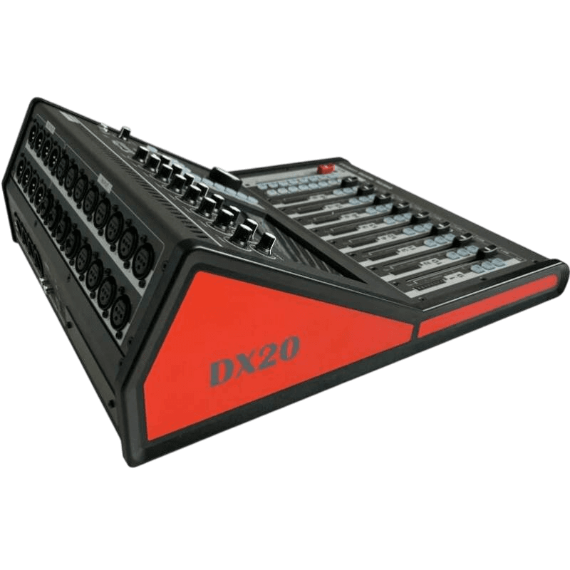 CONSOLA DIGITAL, 20 CANALES, 12 MONO/2 ESTEREO,XLR-1/4x16 INTERFAZ USB Y LAN, BT, MP3, PANTALLA TOUCH - Miniatura 6