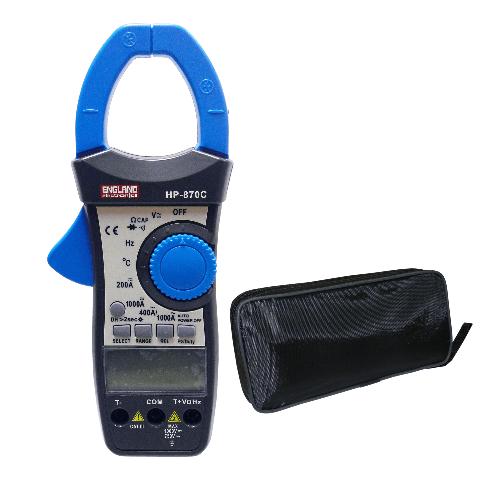 AMPERIMETRO DIGITAL CON BUZZER, DOBLE PANTALLA - Miniatura 4