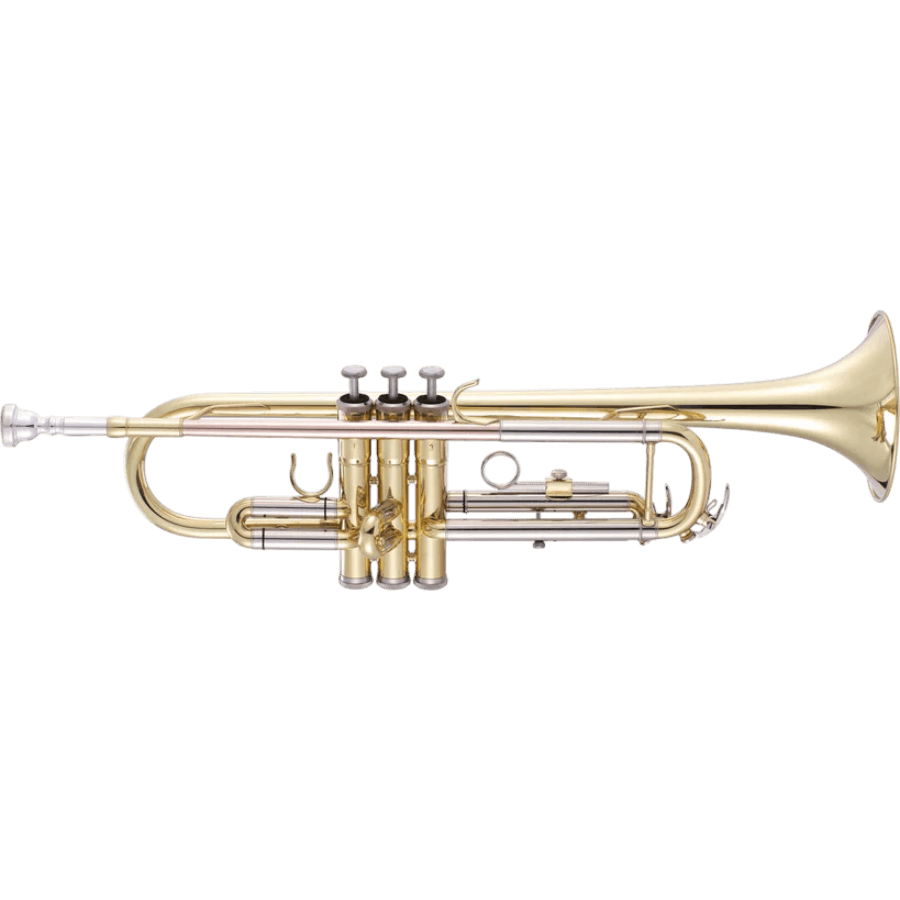 TROMPETA, TONO SI BEMOL, ACABADO DORADO LAQUEADO, INCLUYE BOQUILLA 7C Y ESTUCHE - Miniatura 2