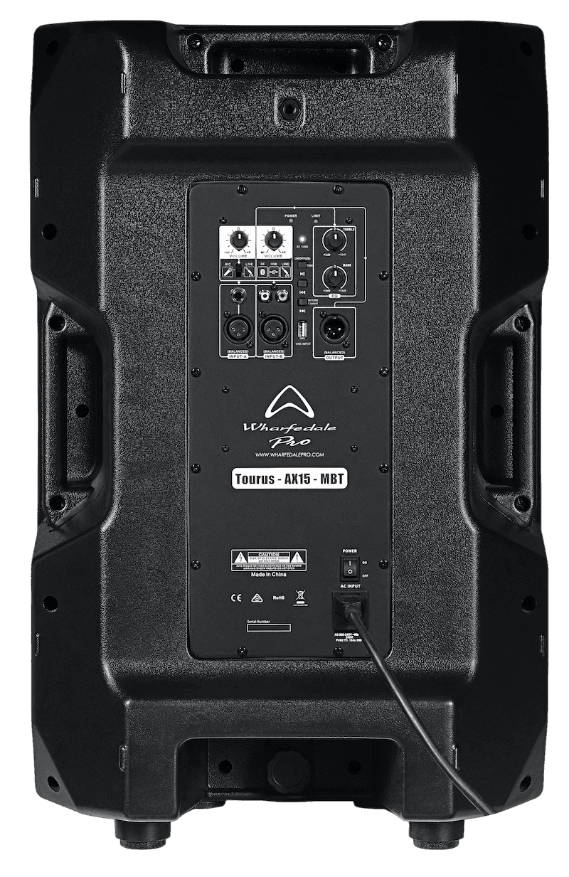 CAJA BI-AMPLIFICADA 15 PULG., 350W CONTINUO LF/100W  CONTINUO HF, 130DB SPL, BT, USB - Miniatura 3