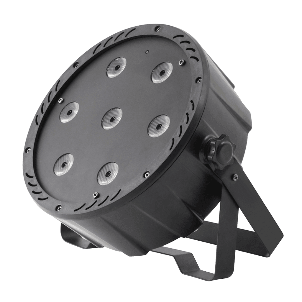 LUZ TACHO LED RGBW, 7LEDX10W, DMX-512 8CH