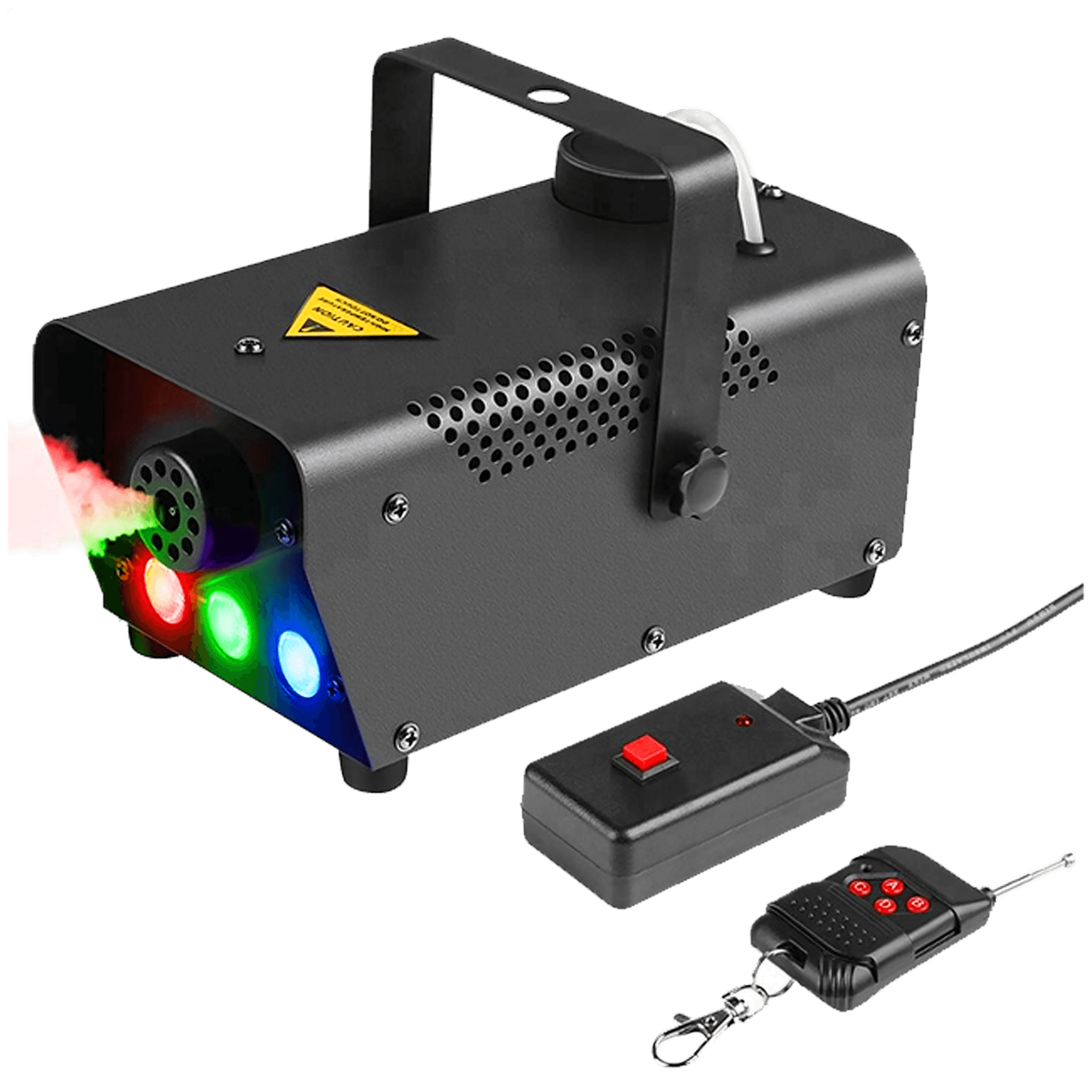 MAQUINA DE HUMO CON LUCES LED, RGB, 400W, 3LEDX3W, INCLUYE CONTROL REMOTO INALAMBRICO Y DE CABLE - Miniatura 3
