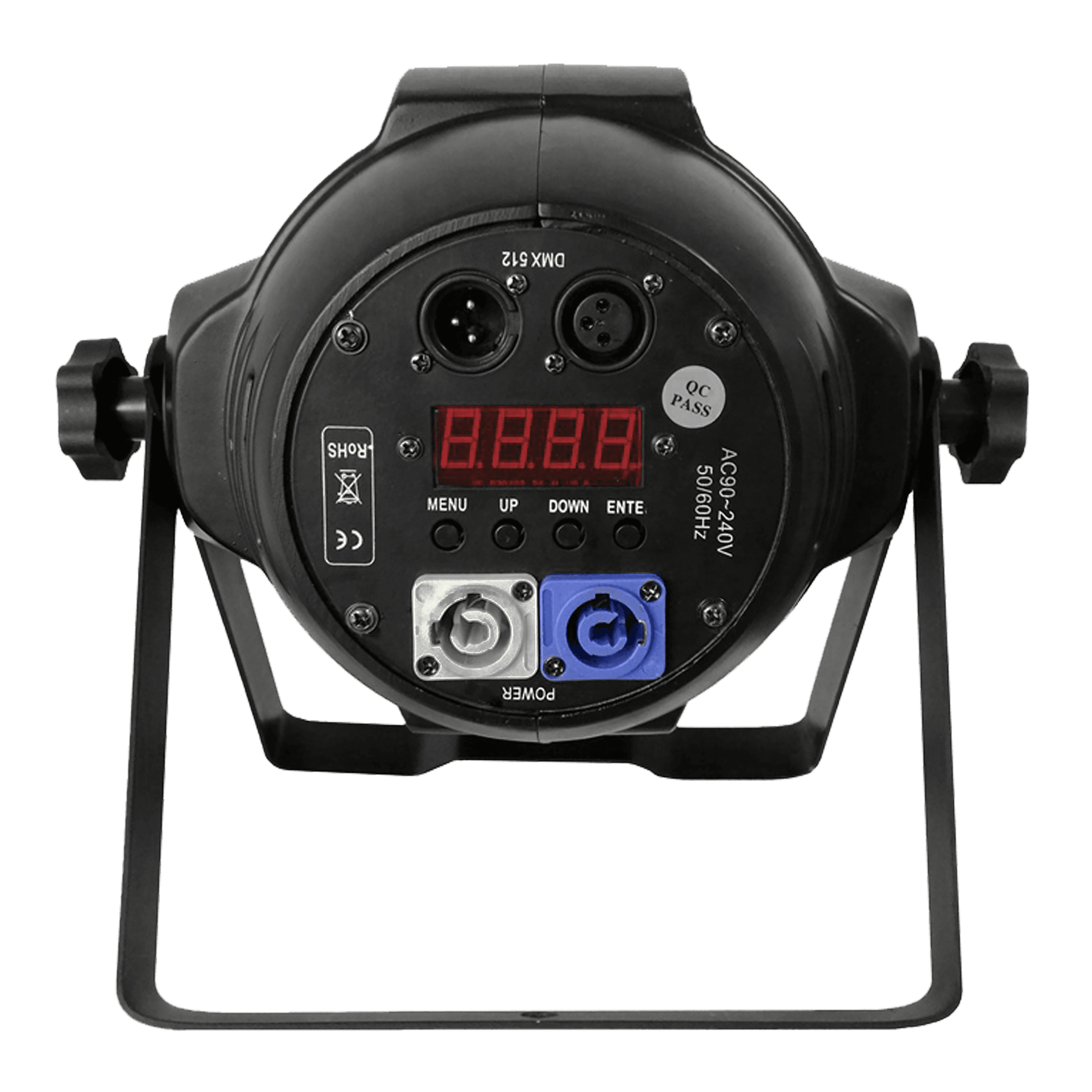 LUZ TACHO LED, RGBWA/UV, 18LEDX10W, DMX-512, 8/9CH - Miniatura 3