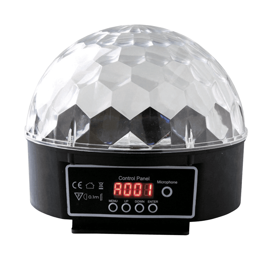 LUZ DOMO LED RGBWYP, 6LEDX3W, DMX