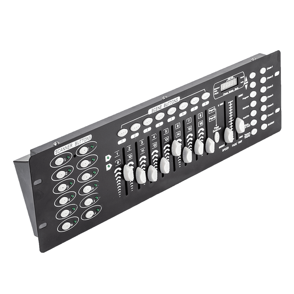 CONTROLADOR DE LUCES, 16 CANALES, 240 GRUPOS