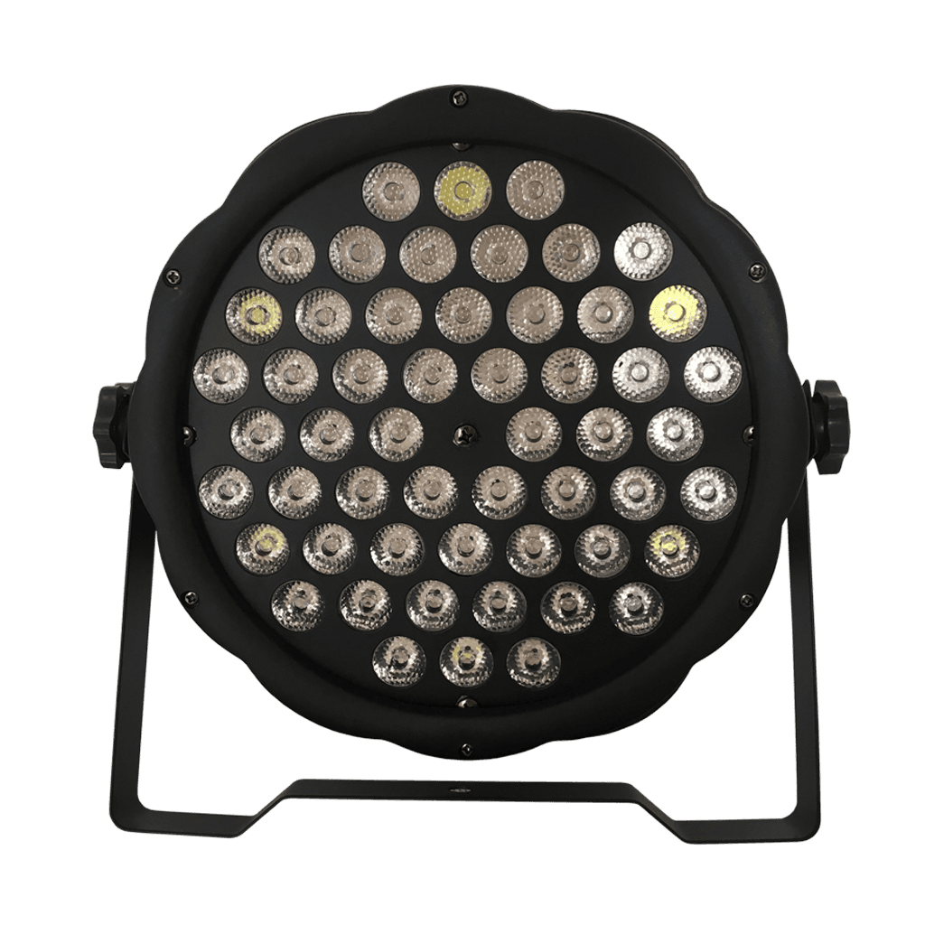 LUZ TACHO LED RGBW, 54LEDX1W, DMX-512, 8CH