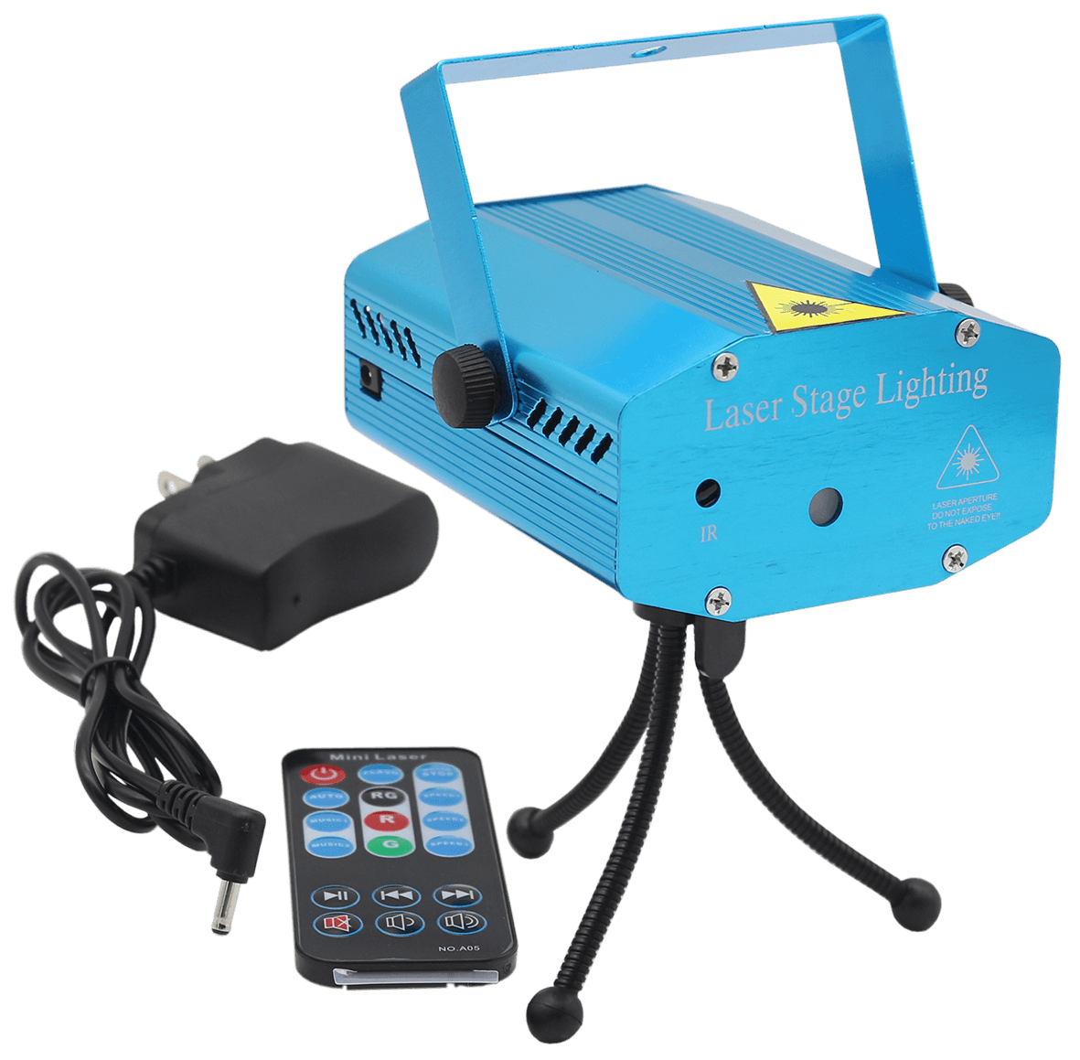 KIT DE LUCES, LASER Y CAMARA DE HUMO INCLUYE LIQUIDO DE HUMO - Miniatura 5