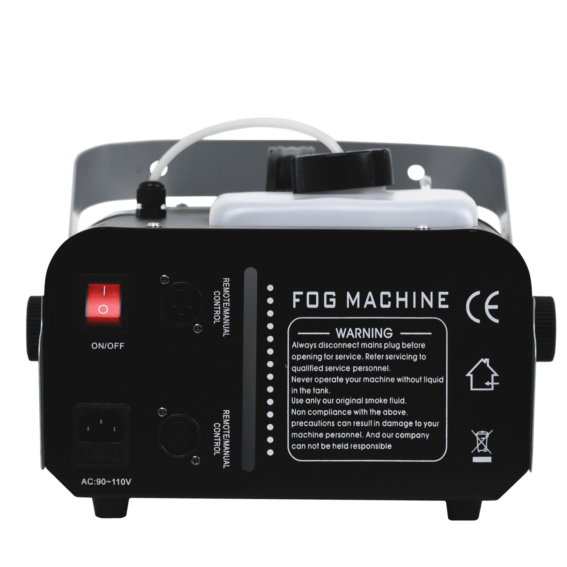 MAQUINA DE HUMO CON LUCES LED, RGB, 1500W, 6LEDX3W, INCLUYE CONTROL REMOTO INALAMBRICO Y DE CABLE - Miniatura 3