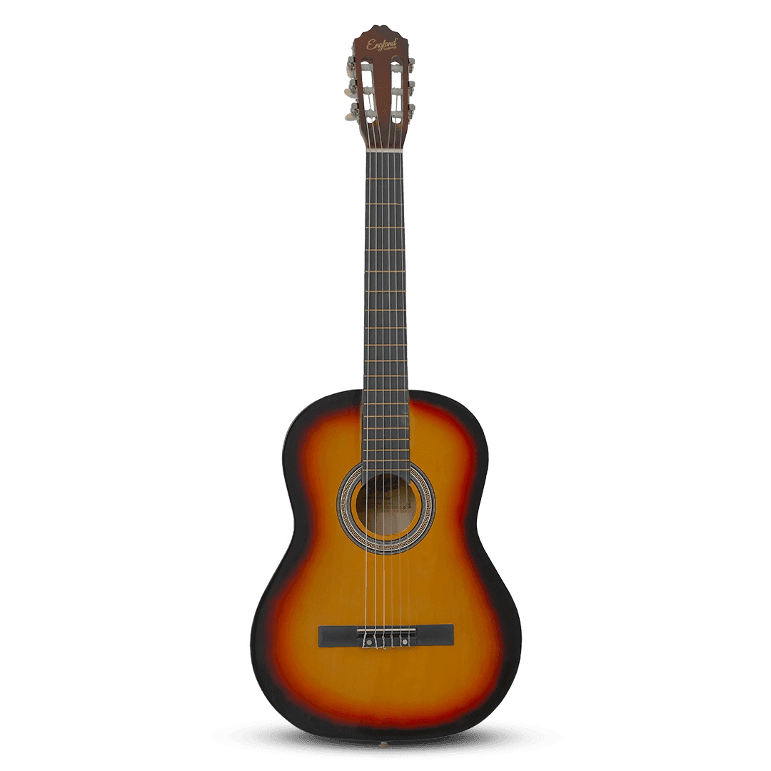 GUITARRA CLASICA 39", COLOR AMARILLO, INCLUYE  BOLSO, UN JUEGO DE CUERDAS DE REPUESTO, CAPO TRASTE, AFINADOR, CORREA, VITELA Y ENRROLLADOR DE CUERDAS - Miniatura 2