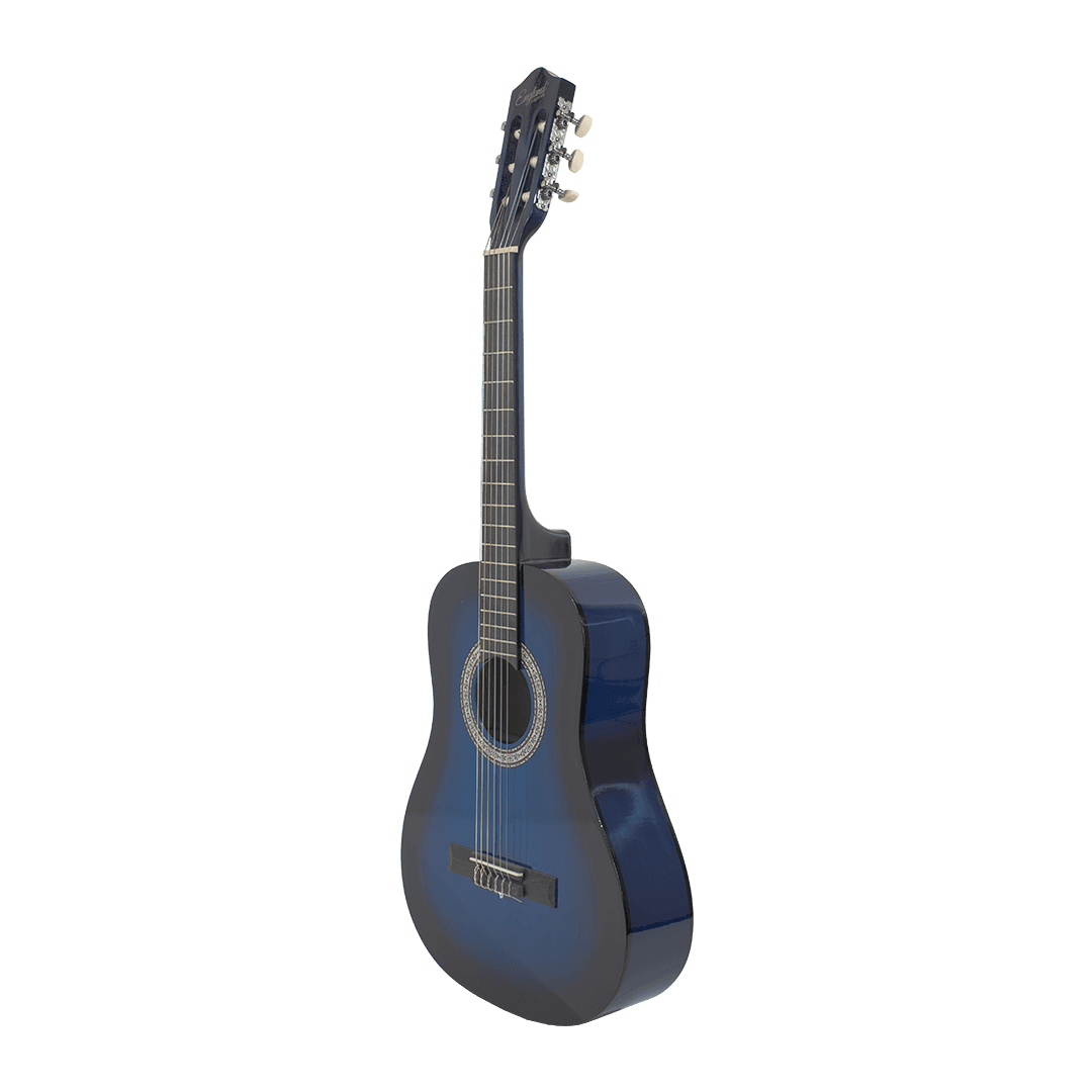 GUITARRA CLASICA 36", COLOR AZUL, INCLUYE BOLSO Y CUERDAS DE RESPUESTO - Miniatura 4