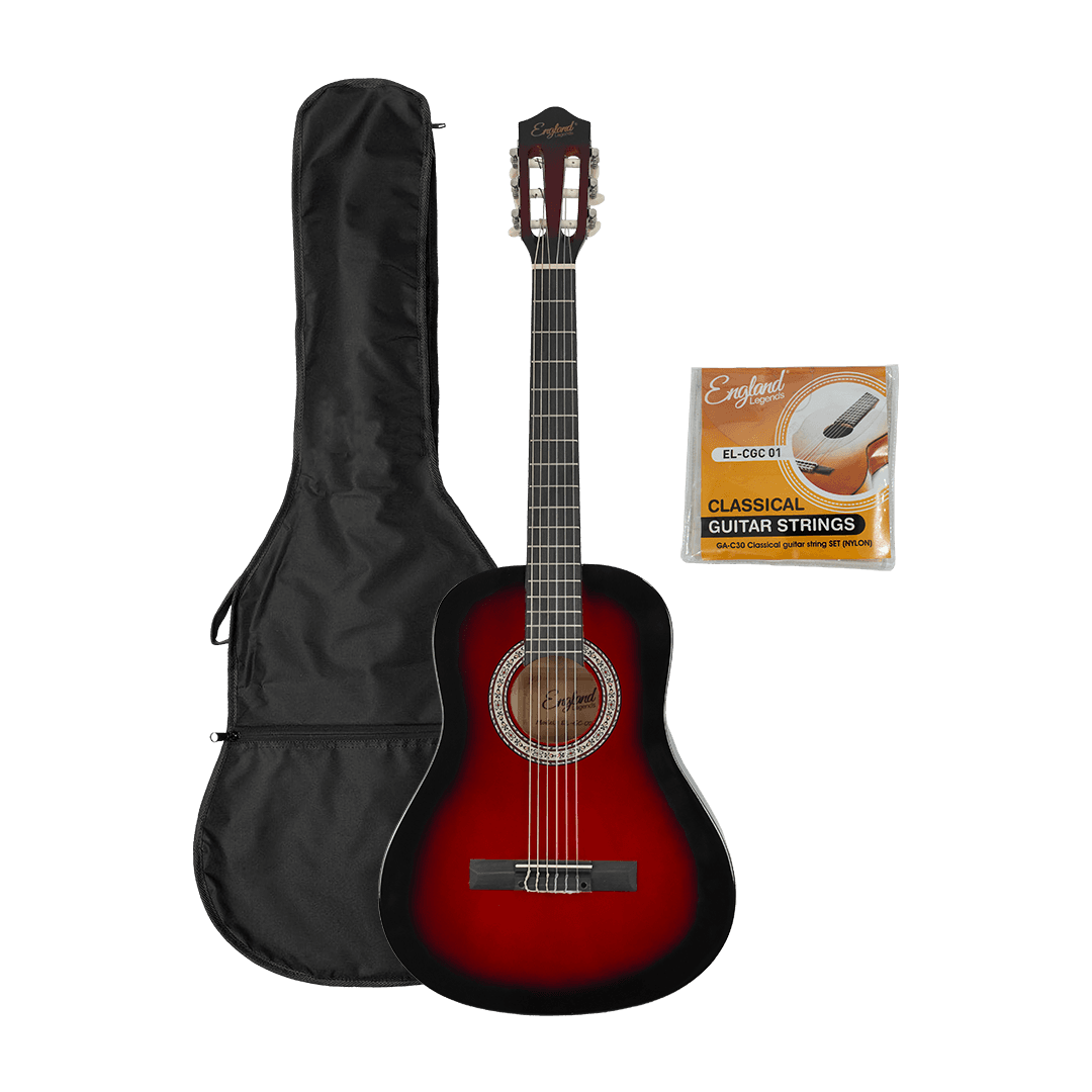 GUITARRA CLASICA 36", COLOR ROJO, INCLUYE BOLSO Y CUERDAS DE RESPUESTO - Miniatura 5