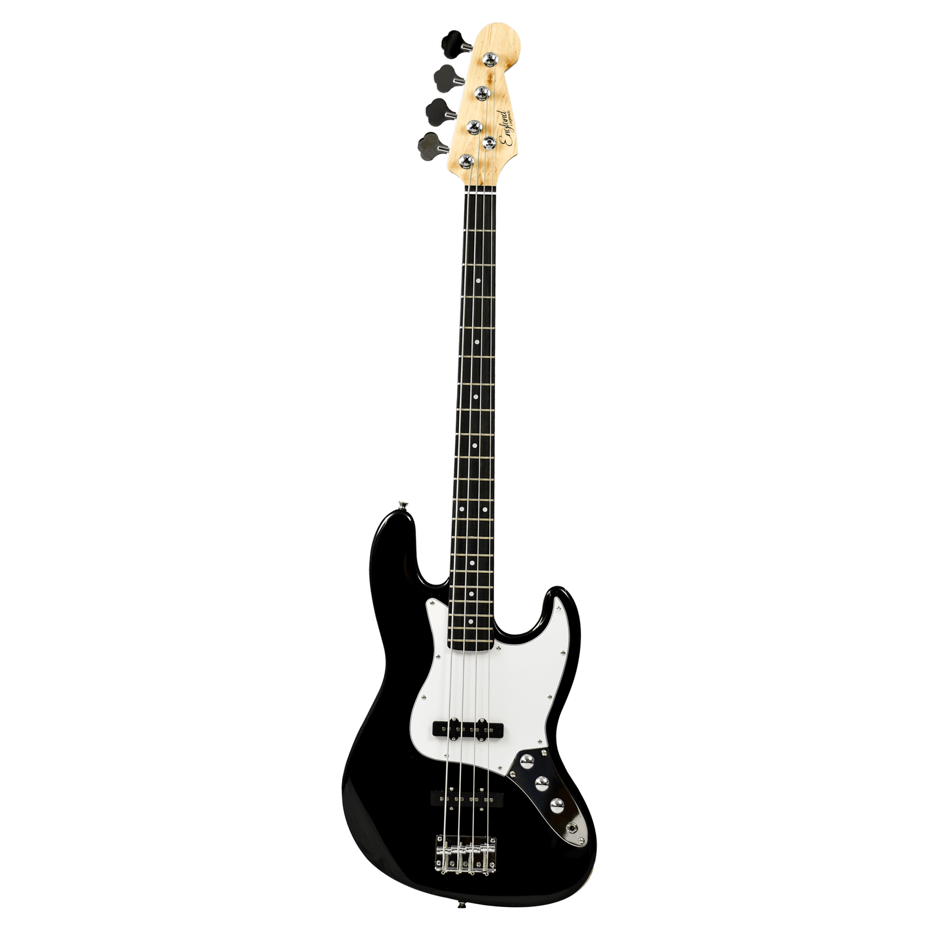BAJO ELECTRICO 4 CUERDAS TIPO JAZZ BASS COLOR NEGRO, INCLUYE BOLSO, CUERDAS DE REPUESTO, CABLE, CORREA, FINADOR Y SOPORTE