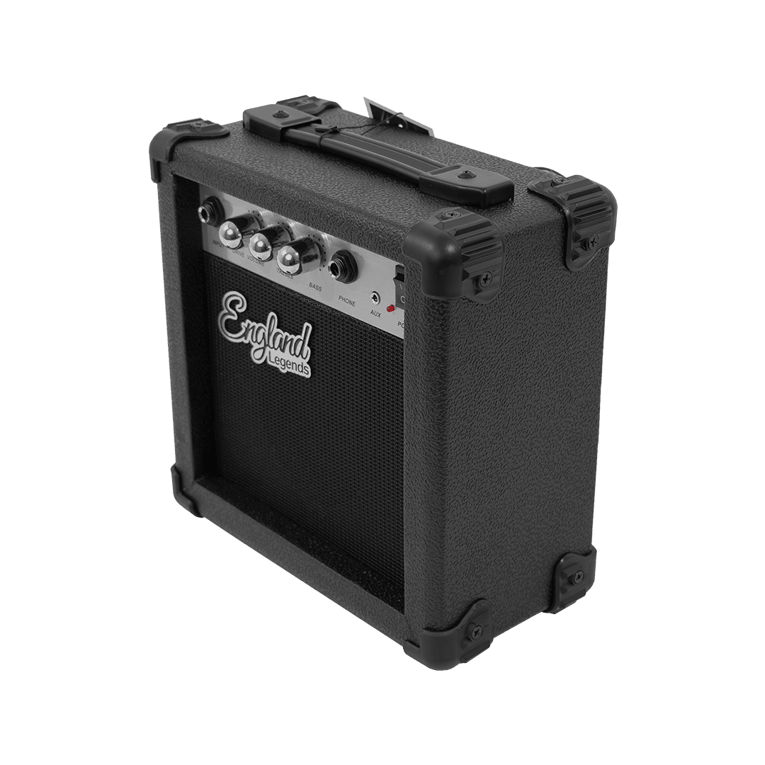 AMPLIFICADOR PARA GUITARRA ELECTRICA DE 10W, EQ BASS Y TREBLE, EFECTO DE DRIVE, ENTRADA JACK 6.3 MM, ENTRADA DE AUDIFONOS - Miniatura 5
