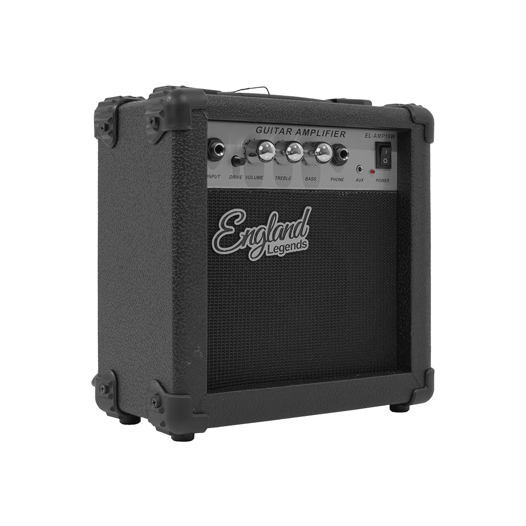 AMPLIFICADOR PARA GUITARRA ELECTRICA DE 10W, EQ BASS Y TREBLE, EFECTO DE DRIVE, ENTRADA JACK 6.3 MM, ENTRADA DE AUDIFONOS - Miniatura 6