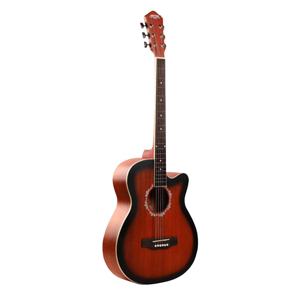 GUITARRA ELÉCTROACUSTCA ESCALA 39",COLOR ROJO, INCLUYE BOLSO, SET DE CUERDAS