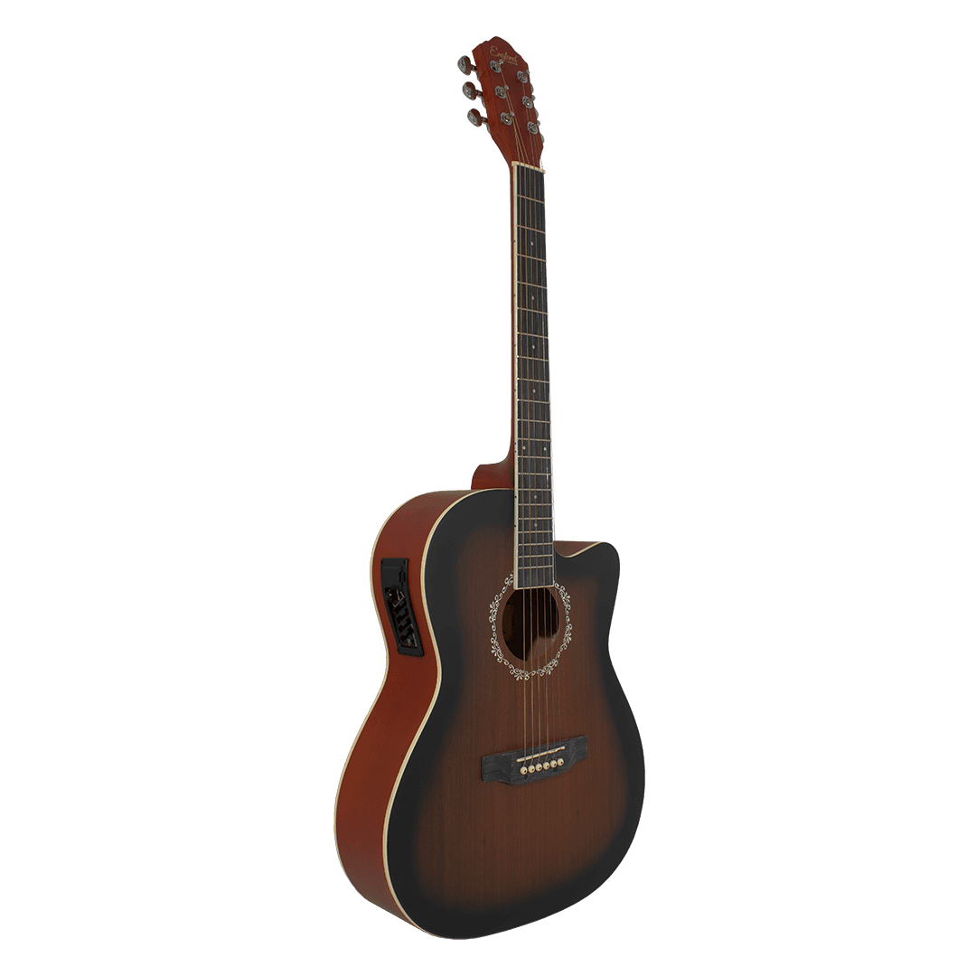 GUITARRA ELÉCTROACUSTCA ESCALA 39",COLOR ROJO, INCLUYE BOLSO, SET DE CUERDAS - Miniatura 4