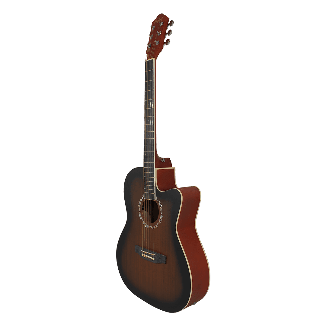 GUITARRA ELÉCTROACUSTCA ESCALA 39",COLOR ROJO, INCLUYE BOLSO, SET DE CUERDAS - Miniatura 5