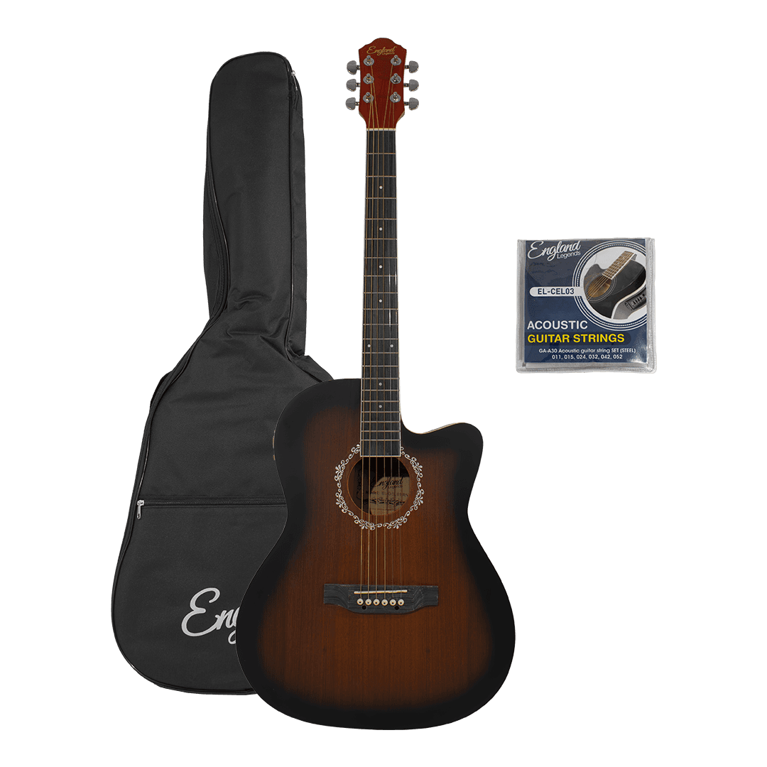 GUITARRA ELÉCTROACUSTCA ESCALA 39",COLOR ROJO, INCLUYE BOLSO, SET DE CUERDAS - Miniatura 6