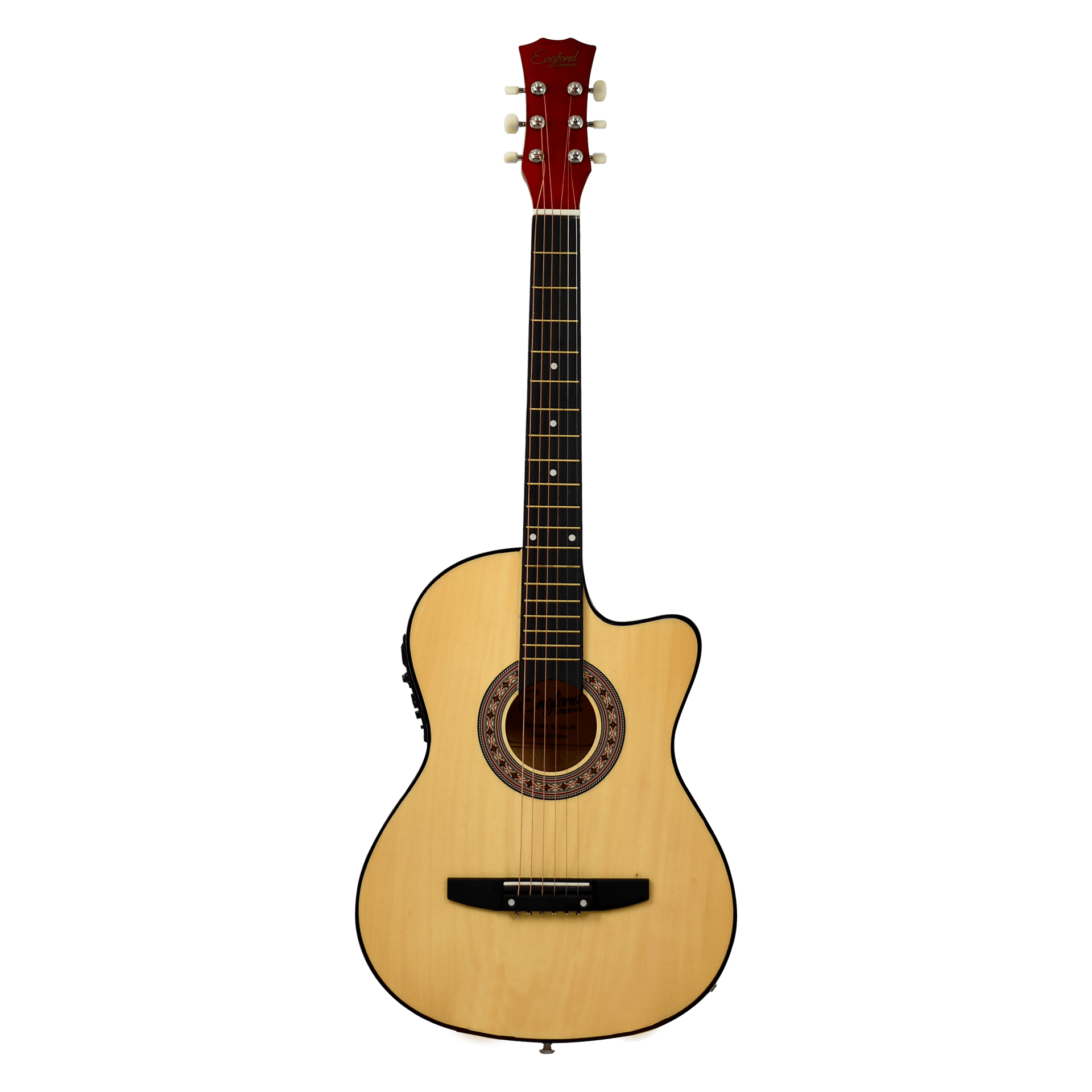 GUITARRA ELECTROACUSTCA ESCALA 38", COLOR NATURAL, INCLUYE PREAMP 7545R, BOLSO, SET DE CUERDAS, CORREA, AFINADOR, CABLE