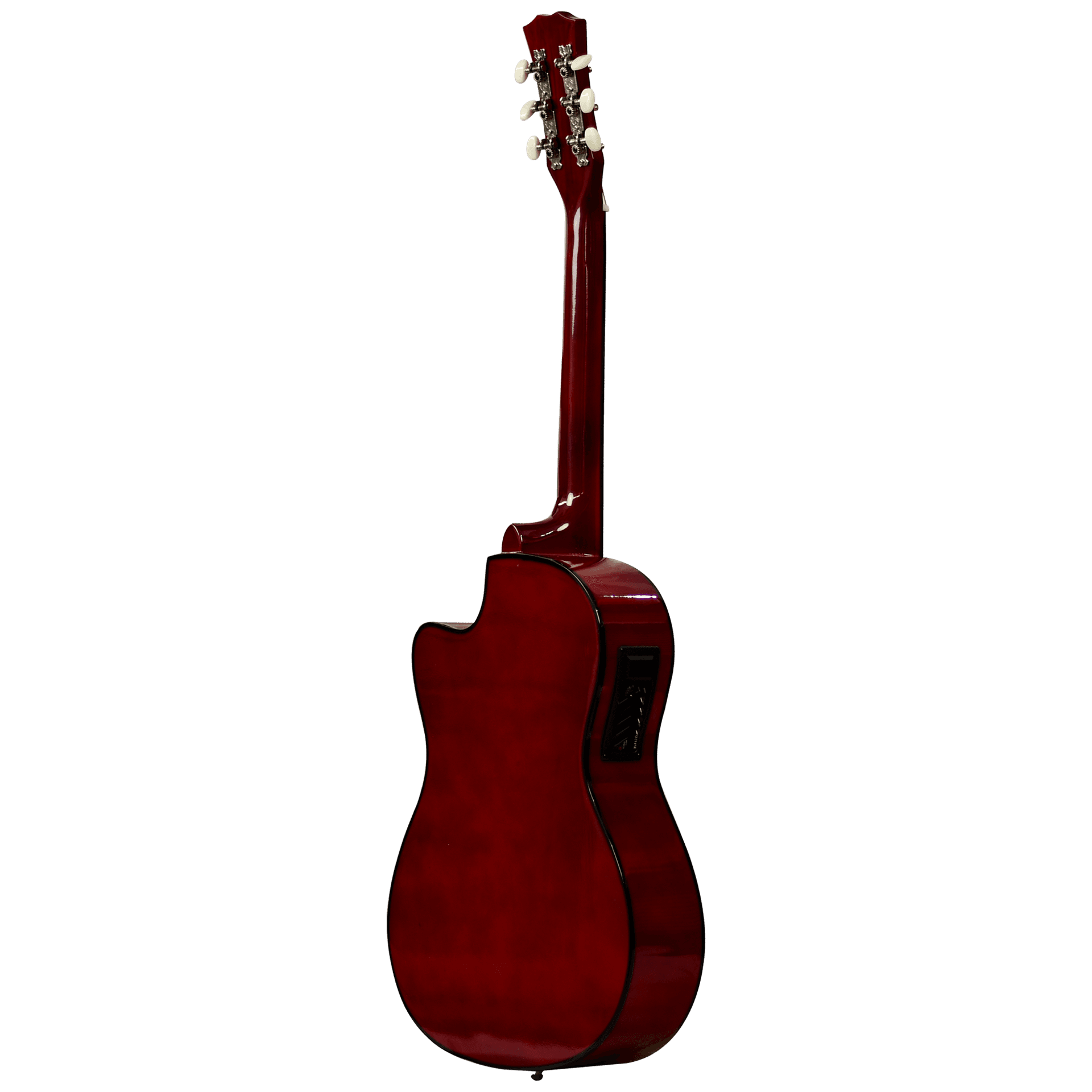 GUITARRA ELECTROACUSTCA ESCALA 38", COLOR AMARILLA, INCLUYE PREAMP 7545R, BOLSO, SET DE CUERDAS, CORREA, AFINADOR, CABLE - Miniatura 7