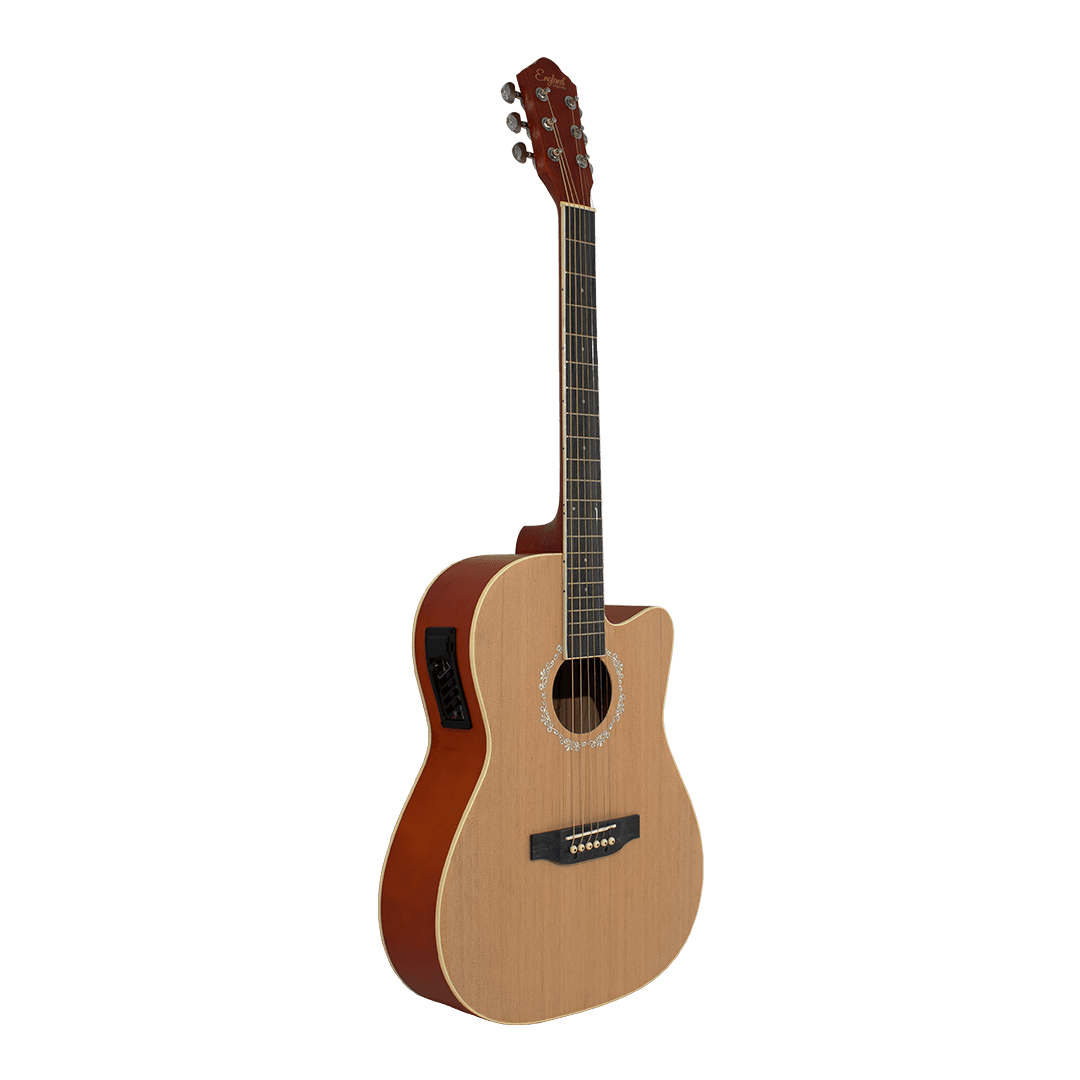 GUITARRA ELECTROACUSTCA ESCALA 39", COLOR NATURAL, INCLUYE BOLSO, SET DE CUERDAS - Miniatura 3