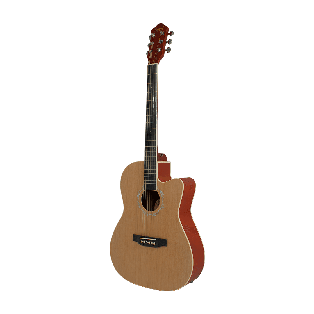 GUITARRA ELECTROACUSTCA ESCALA 39", COLOR NATURAL, INCLUYE BOLSO, SET DE CUERDAS - Miniatura 4
