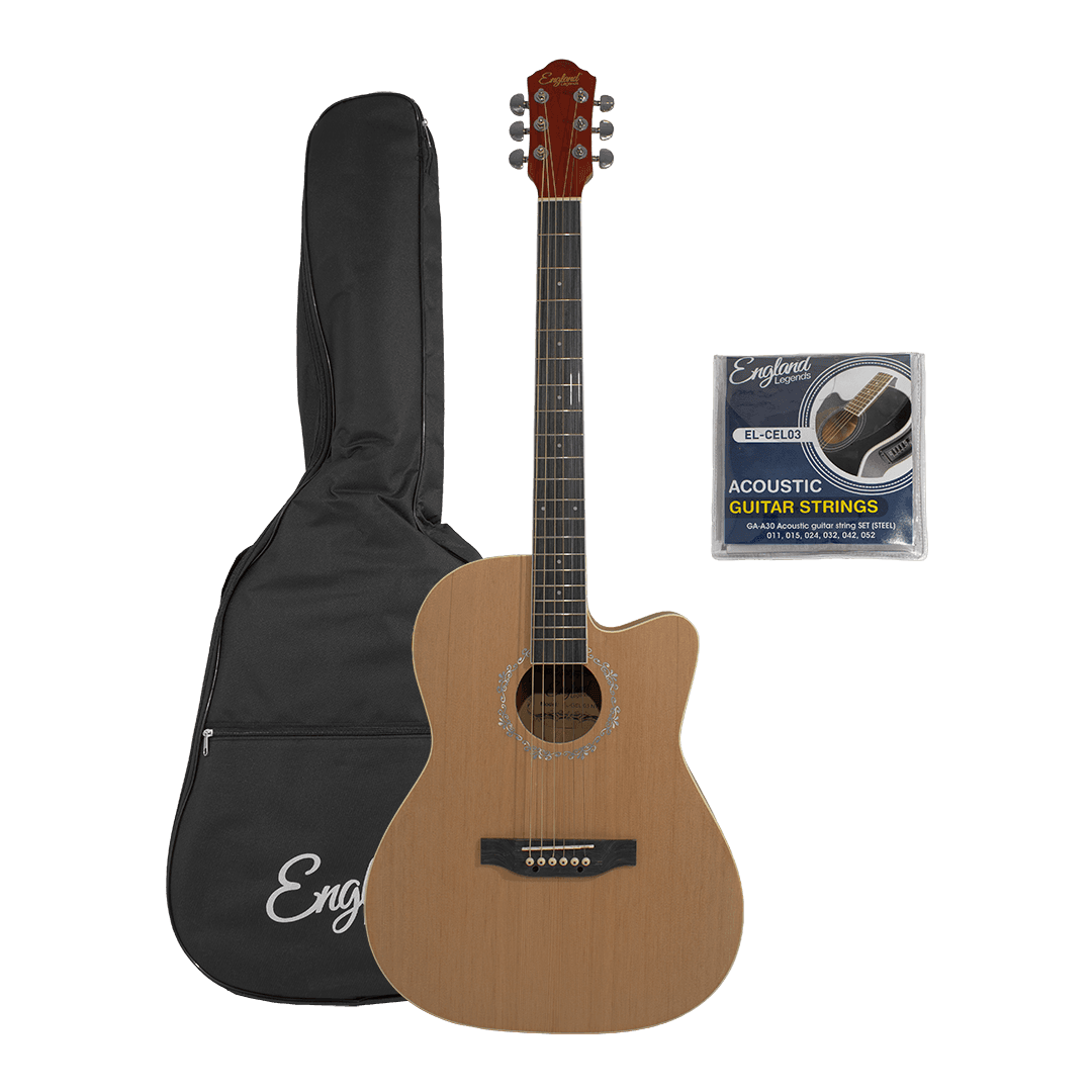 GUITARRA ELECTROACUSTCA ESCALA 39", COLOR NATURAL, INCLUYE BOLSO, SET DE CUERDAS - Miniatura 5