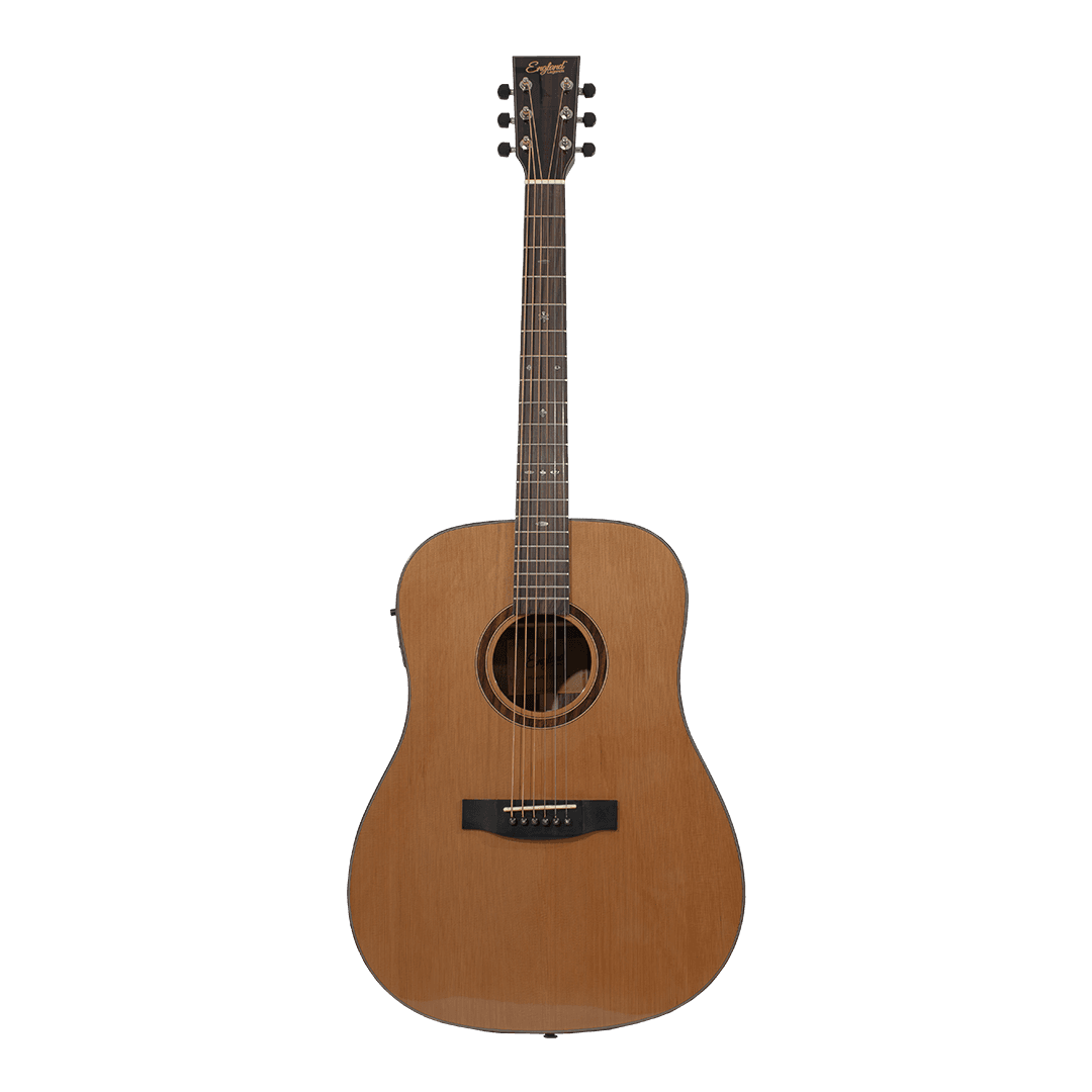 GUITARRA ELECTROACUSTICA 41" COLOR NATURAL, TAPA Y FONDO ABETO MACIZO, LATERALES  EBANO - Miniatura 2