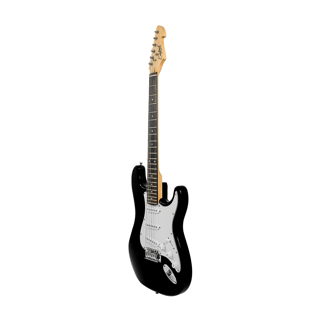 COMBO DE GUITARRA ELECTRICA TIPO STRATOCASTER COLOR NEGRO, INCLUYE AMPLIFICADOR DE 10W, CUERDAS DE RESPUESTO, CABLE, CORREA, AFINADOR, BOLSO, SOPORTE - Miniatura 5