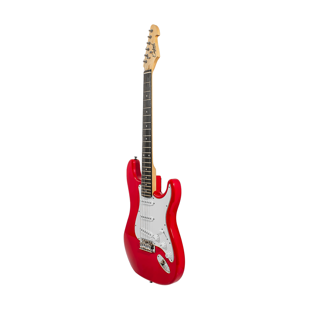COMBO DE GUITARRA ELECTRICA TIPO STRATOCASTER COLOR ROJO, INCLUYE AMPLIFICADOR DE 10W, CUERDAS DE RESPUESTO, CABLE, CORREA, AFINADOR, BOLSO, SOPORTE - Miniatura 5
