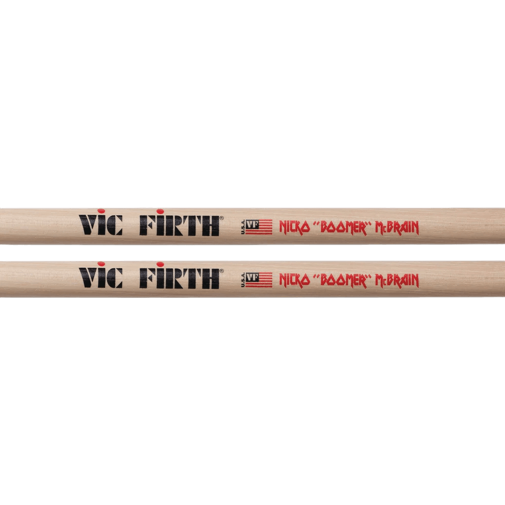 BAQUETA PUNTA DE MADERA, SERIE AUTOGRAFIADA NICKO MCBRAIN - Miniatura 3