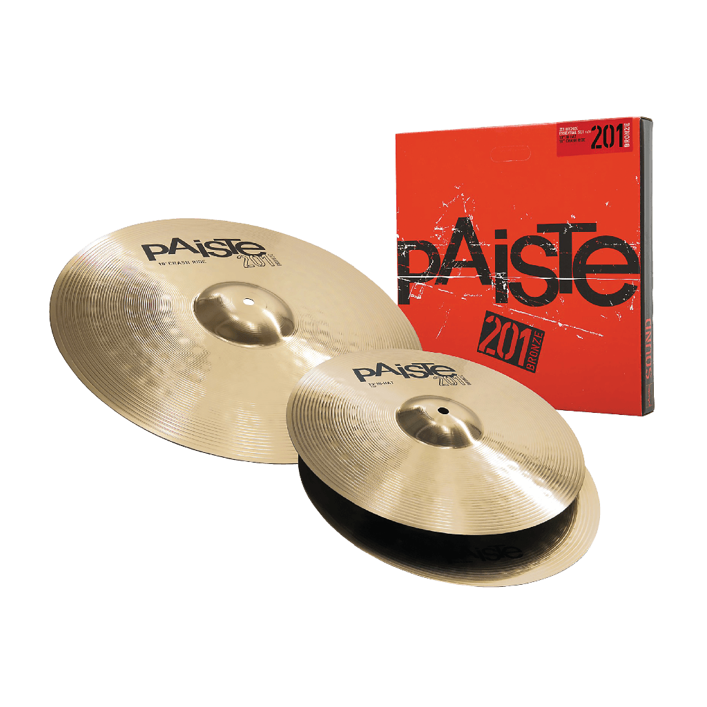 SET DE PLATILLOS SERIE ESSENTIAL HI-HAT 14", CRASH/RIDE 18", FORMULA B8