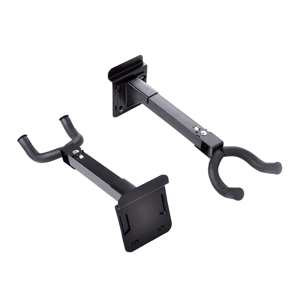 SOPORTE PARA EXHIBICION DE GUITARRAS, METALICO PARA PARED RANURADA