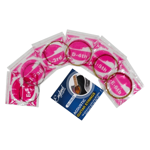 SET DE CUERDAS PARA GUITARRA ACUSTICA O ELECTRACUSTICA, CALIBRE 0.11- 0.15- 0.24- 0.32- 0.42- 0.52 MM - Miniatura 3