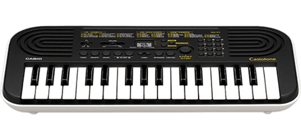 MINI TECL, 32 T, 100 TIMB, 50 RITM, 10 CANC, PANT LCD, COLOR NEGRO / BLANCO - Miniatura 2