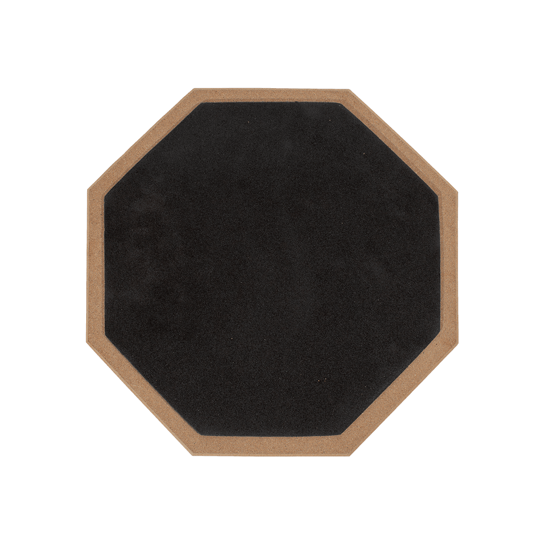 SET DE PRACTICA PARA PERCUSION, PAD 12" COLOR ROJO, CAUCHO Y MADERA, INCLUYE BOLSO PARA PAD Y SOPORTE TRIPODE DE METAL COLOR NEGRO - Miniatura 3