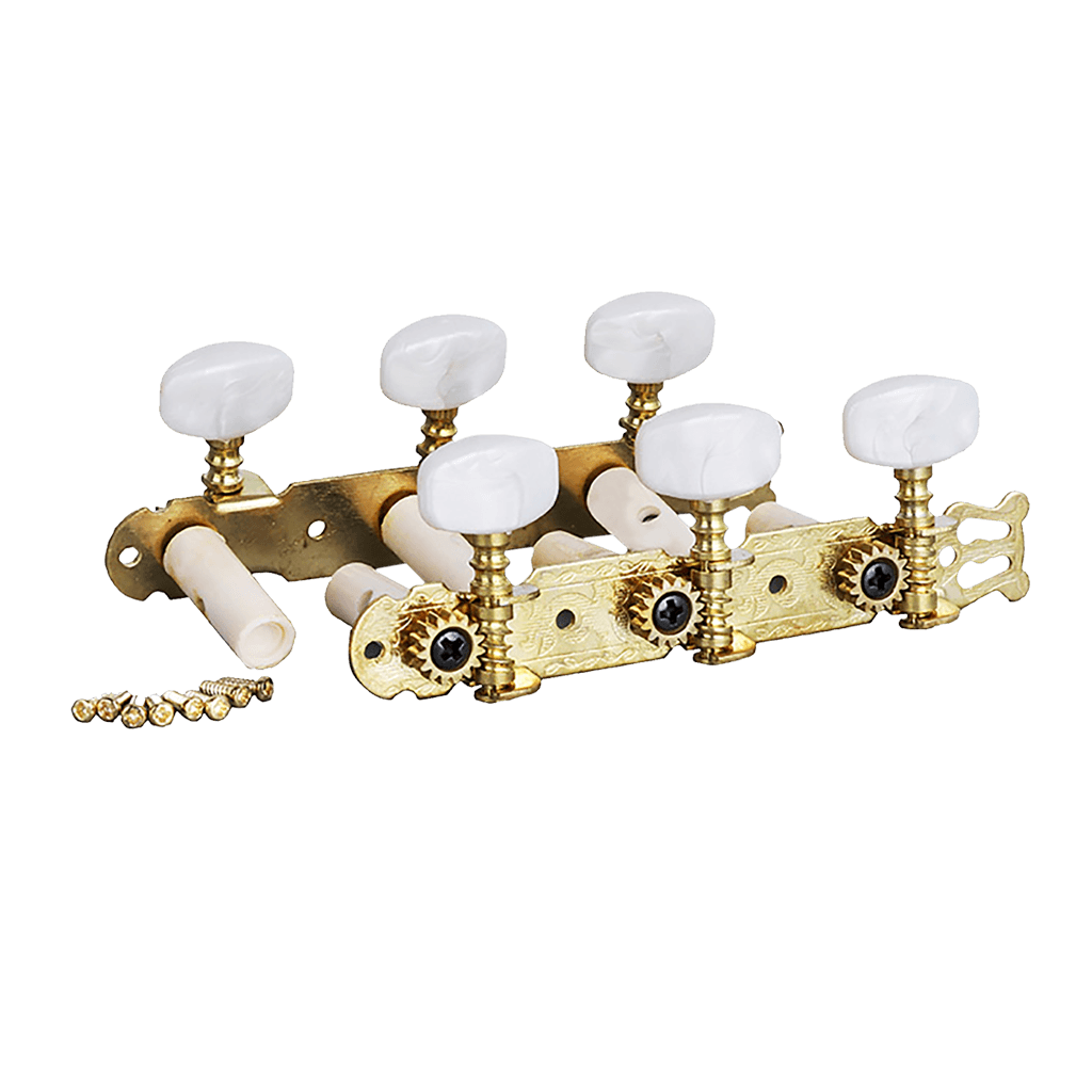 SET DE CLAVIJAS PARA GUITARRA CLASICA, DORADAS