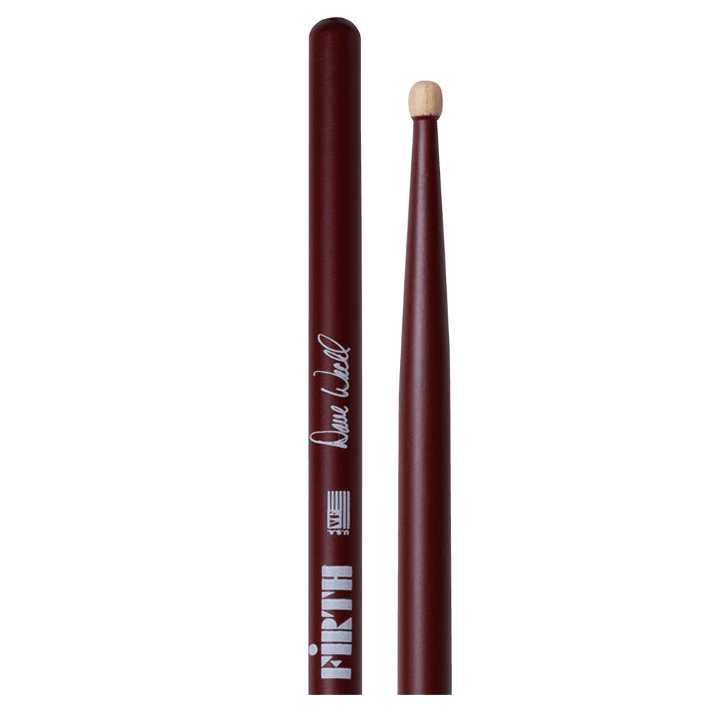 BAQUETA PUNTA DE MADERA, SERIE AUTOGRAFIADA DAVE WECKL